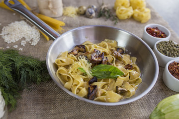 Паста с Грибами