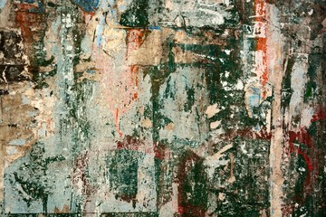 Torn posters