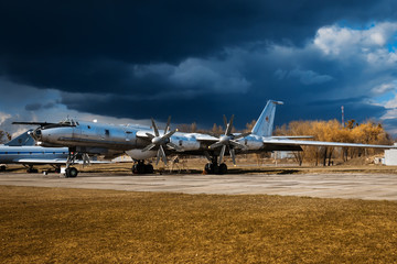 Fototapeta na wymiar Tupolev Tu-142M3 Bear aircraft