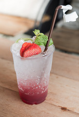 strawberry italian soda