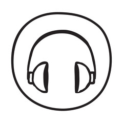 Doodle Headphones icon.