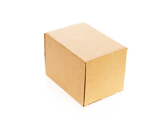 Cardboard boxes isolated on white background