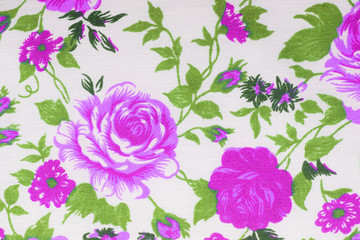 vintage style of tapestry flowers fabric pattern background