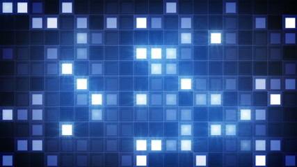 glittering blue squares loopable background 4k (4096x2304)
