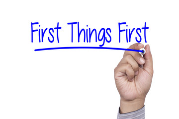 Business concept Hand writing Buy or Rent on visual screen