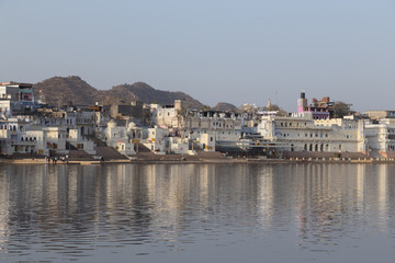 Fototapeta na wymiar Pushkar city in Rajasthan state of India