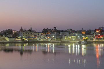 Obraz premium Pushkar city in Rajasthan state of India