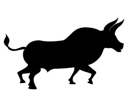 bull icon design 