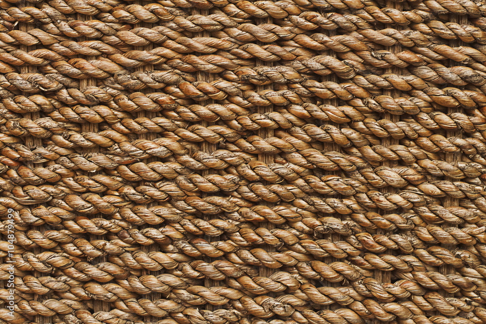 Poster hemp rope texture for pattern and background