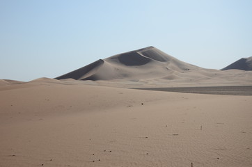 Fototapeta na wymiar Sand dunes in sahara