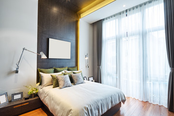 interior of modern bedroom