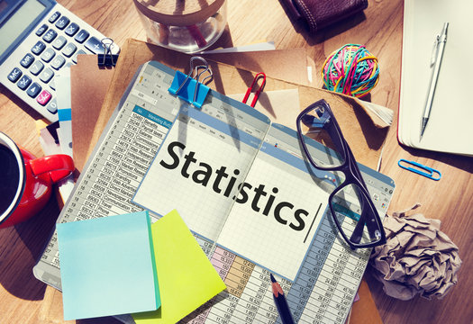 Statistics Stats Analysis Research Economic Financial Concept
