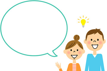 夫婦　理解・発見　吹き出し