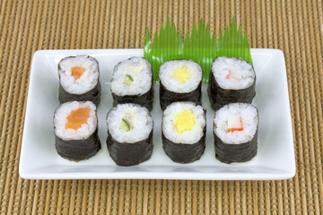 Colorful miniature marshmallows