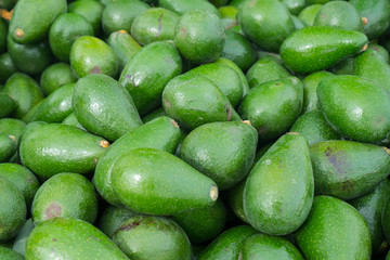 Fresh Avocados in a Produce Market