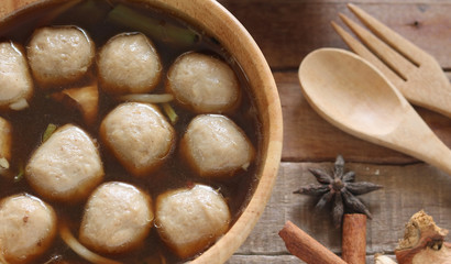 Soup with meatballs