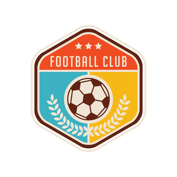 football crests and logo emblem