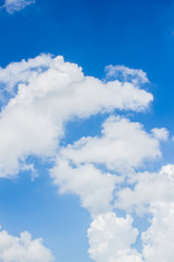 Fototapeta na wymiar blue sky background with clouds