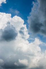 blue sky background with clouds