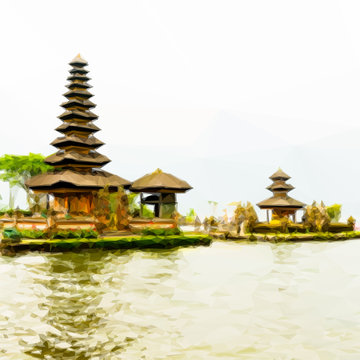 Bedugul Bali Background
