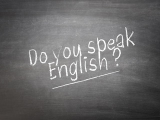 Obraz premium Sprache lernen, Do you speak English?