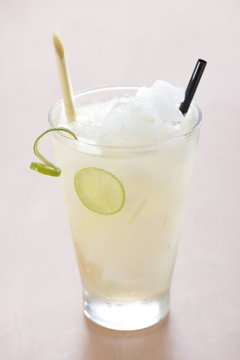 Lemon grass drink with lime