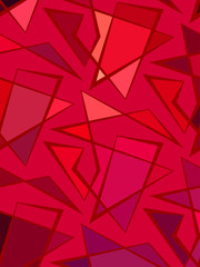 Vector red background of polyline 