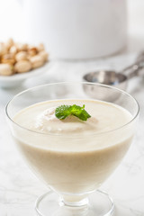 Pistachio milk shake