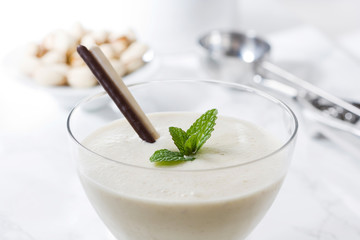 Pistachio milk shake