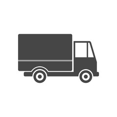 Simple web icon in vector: truck 