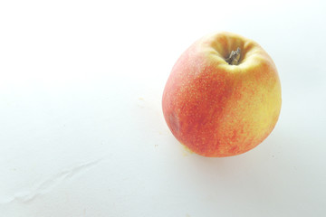 Apples on a white background