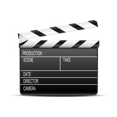 Obraz premium movie clapper board