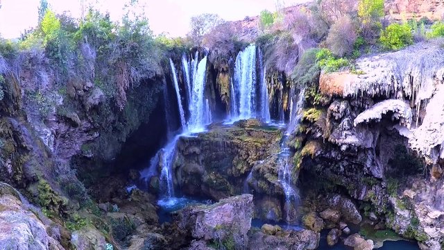yerkopru waterfalls, hadim, konya, turkey