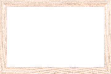 Empty bulletin board with a wooden frame, whiteboard texture, bl