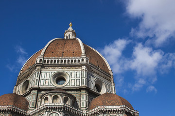 Fototapeta premium Toscana,Firenze, cupola del Brunelleschi,il duomo.
