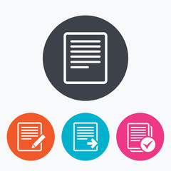 Document icons. Download file and checkbox.