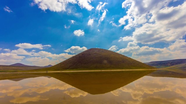 meke crater lake, konya, turkey