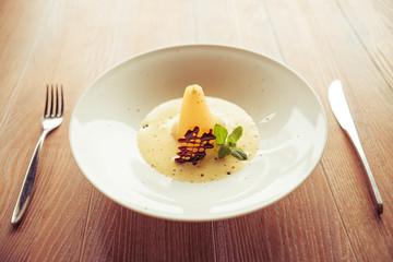 Business lunch menu