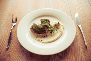 Business lunch menu