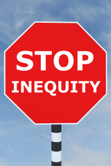 Stop Inequity concept