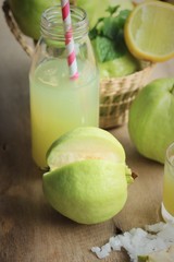 fresh guava fruit juice