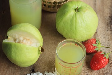 fresh guava fruit juice