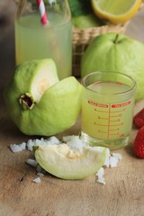 fresh guava fruit juice