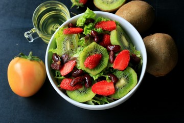 salad mix fresh fruit