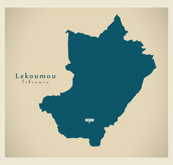 Modern Map - Lekoumou CG