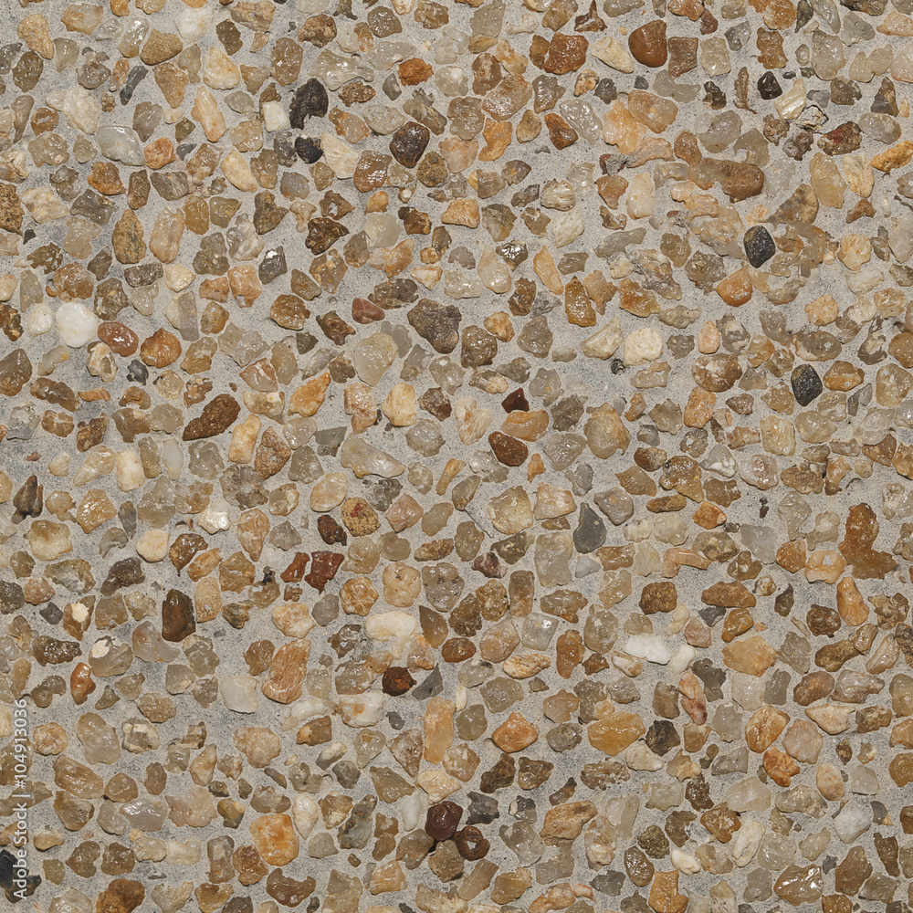 Poster pebble on cement texture for pattern