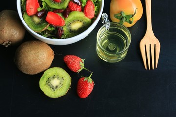 salad mix fresh fruit