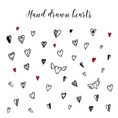 Vector set of grunge brush strokes collection. 