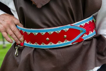 Fotobehang Traditional Saami belt  © olivercesarritz