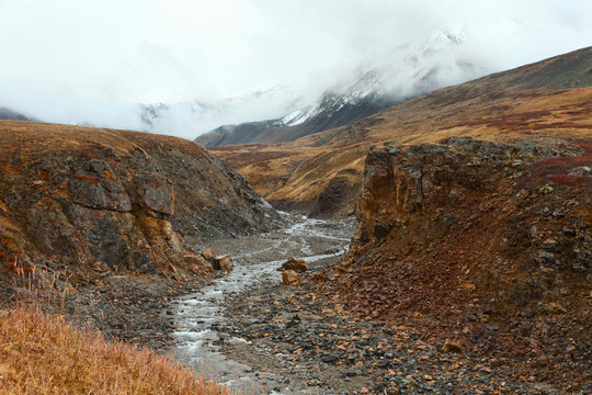 The mountain river